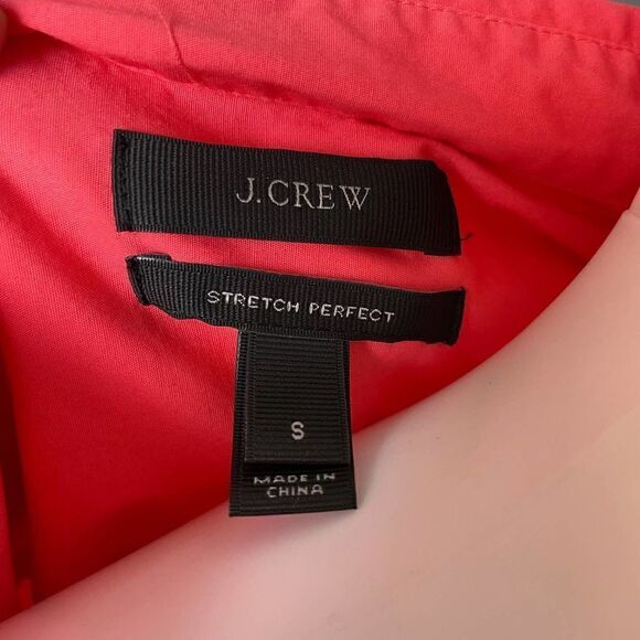 J. Crew Stretch Perfect Coral Button Down, size S - VGUC - Picture 3 of 5